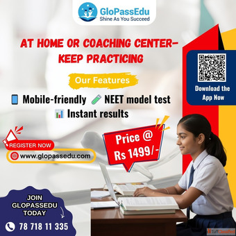NEET Model Test App - Practice Anytime at Home or Coaching Center