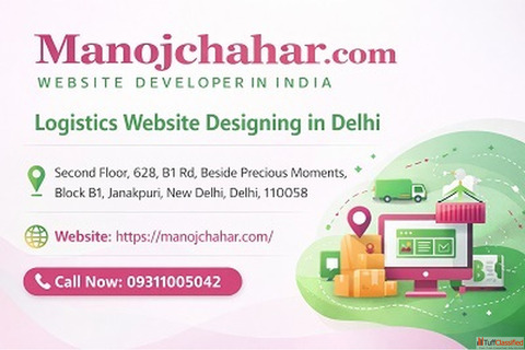 Experienced Logistics Website Designing in Delhi for Modern Logistics Companies