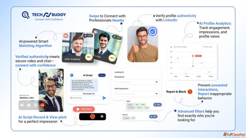 Best Networking App - techNbuddy for Smart Professional Connections