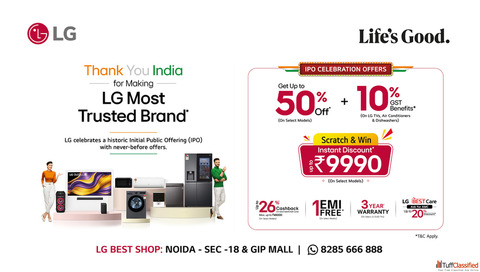 LG Republic Day Offer in Noida Best Deals on LG TVs ACs Appliances