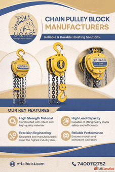 Leading Chain Pulley Block Manufacturers - V-talhoist