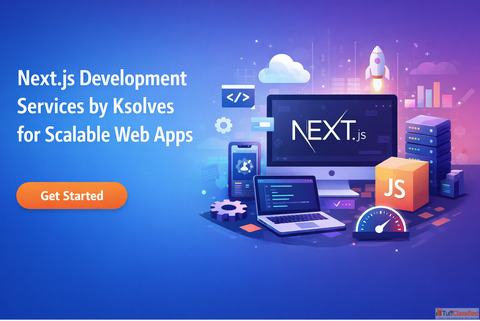Next.js Development Services by Ksolves for Scalable Web Apps