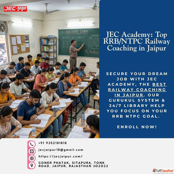 JEC Academy Top RRBNTPC Railway Coaching in Jaipur