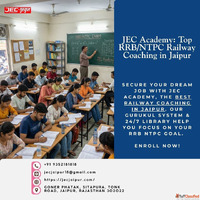 JEC Academy Top RRBNTPC Railway Coaching in Jaipur