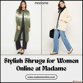 Stylish Shrugs for Women Online at Madame