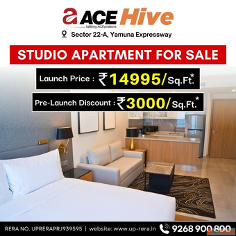 ACE Hive 9268900800 - Fully Furnished Studio Apartment