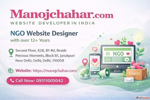 Best NGO Website Designer in Delhi for Professional Nonprofit Websites