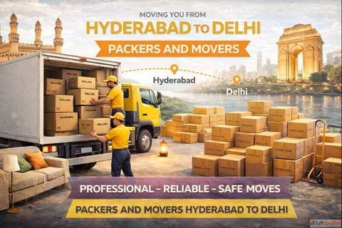 Packers and Movers Hyderabad to Delhi Verified Relocation Services