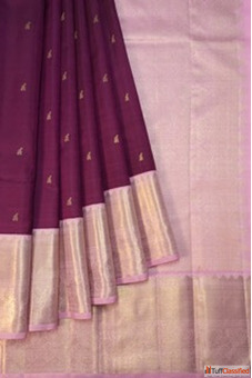Premium Wine Colour Saree Online Shopping Mavuri's