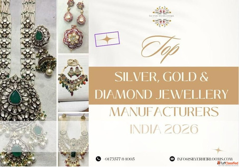 Top Silver Gold Diamond Jewellery Manufacturer India 2026