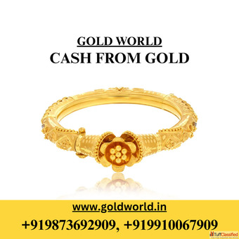 Come with any amount of gold and get instant cash on your gold.