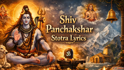 Shiv Panchakshar Stotra Lyrics in Hindi शव पचकषर सततर लरकस