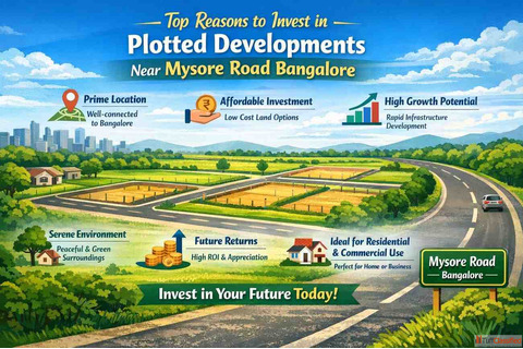 Best plotted development near Mysore Road