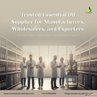 Trusted Essential Oil Supplier for Manufacturers Wholesalers...