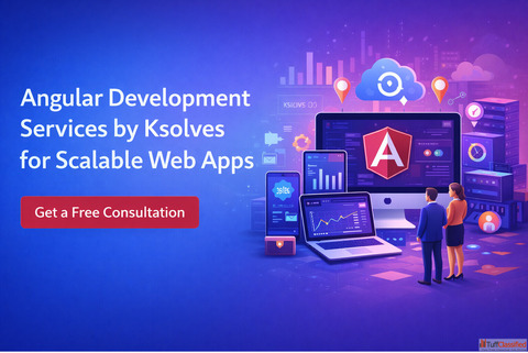 Angular Development Services by Ksolves for Scalable Web Apps