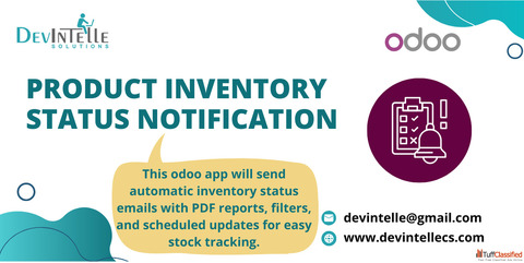 Product Inventory Status Notification in Odoo