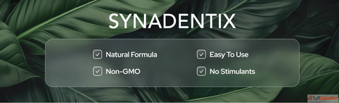 Synadentix - Natural Oral Health Support Formula for Strong Teeth Healthy Gums