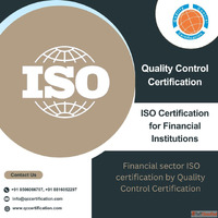 ISO Certification for Financial Institutions Quality Control...