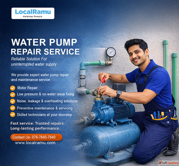 Water Pump Repair Service by LocalRamu with Skilled Experts in Bangalore