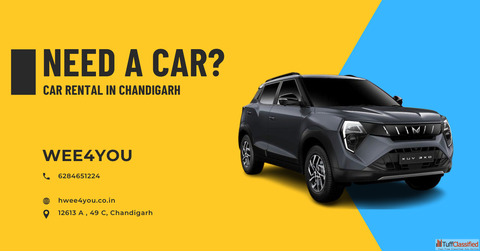 Car Rental in Chandigarh WEE4YOU - Affordable Reliable