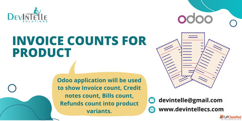 Product Invoice Bills Count in Odoo