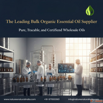 The Leading Bulk Organic Essential Oil Supplier Pure Traceable and Certified Wholesale Oils