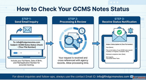 How to Check the Status of GCMS Notes Complete 2026 Guide