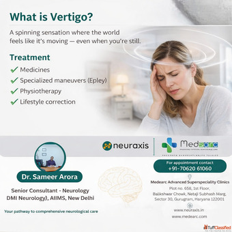 Best vertigo specialist in Gurgaon