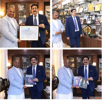 Father Dr. Roby Kannanchira Honoured with Life Membership of the WPDRF at Marwah Studios