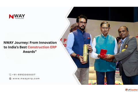 NWAY Journey From Innovation to India's Best Construction ERP Awards