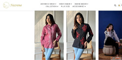 Buy Embroidered Shirts for Women Online at Best Price - Nazr...