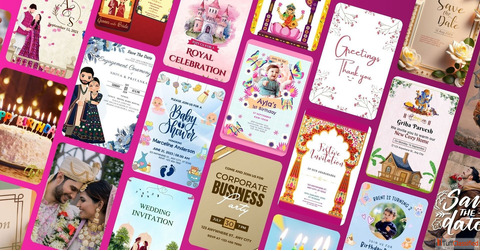 Wedding Invitation Card Video Maker Manav Invites