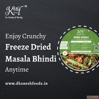 Enjoy Crunchy Freeze Dried Masala Bhindi Anytime