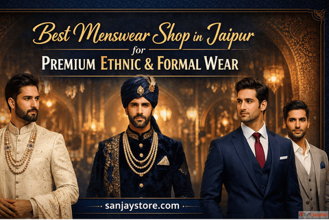 Best Menswear Shop in Jaipur for Premium Ethnic Formal Wear