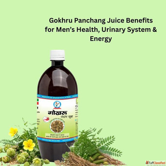 Gokhru Panchang Juice Benefits for Men's Health Urinary System Energy