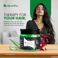 Aloe Vera Hair Gel - Natural Care for Smooth Shiny Hair