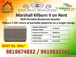 Sound System on Rent for 26 January Flag Hoisting Ceremony -...