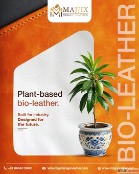 Bio Based Leather Manufacturer Sustainable Plant-Based Leather