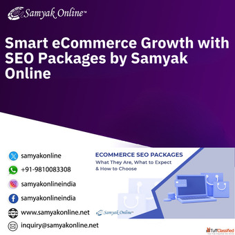Smart eCommerce Growth with SEO Packages by Samyak Online