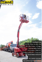Boom Lift for Safe High-Reach Maintenance Construction Work