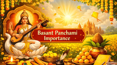 Basant Panchami 2026 बसत पचम पर इन 5 शभ चज स आएग धन और समदध