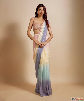 Ombre Saree Online - Buy Online with Discount Special Offers