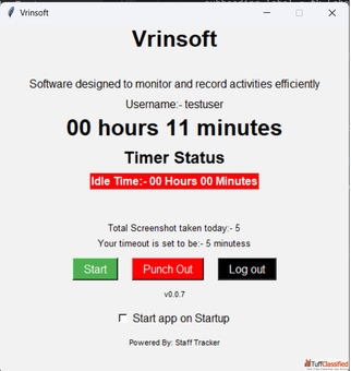 Employee Time Management Software - Staff Tracker