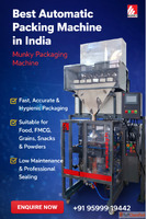 Best Automatic Packing Machine in India - Munky Packaging Ma...