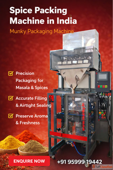 Spice Packing Machine in India - Munky Packaging Machine
