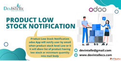 Product Low Stock Notification in Odoo