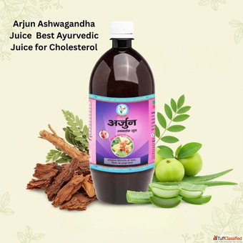 Arjun Ashwagandha Juice Best Ayurvedic Juice for Cholesterol