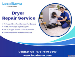 Dryer Repair Service by LocalRamu with Skilled Professionals...