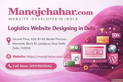 Expert Logistics Website Designing in Delhi for Transport Businesses
