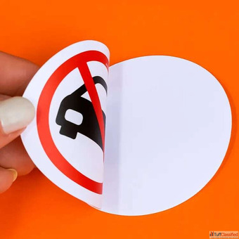 Front Adhesive Stickers